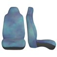 thumbnail image 3 of Easy to Install Car Universal Seat Cover, Blue Sky Art Four Seasons Universal Front Seat Cover, 2-Piece, 3 of 8