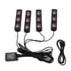 thumbnail image 3 of Luz LED de pie estrellado para coche, lámpara de atmósferas coloridas 1V4, luz decorativa, adaptaciones para coche, 3 of 14