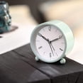 thumbnail image 3 of Reloj despertador redondo sin tictac, funciona con pilas y, 3 of 5