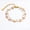 SL41242, variant on Bohemian Chic Daisy & Pearl Stainless Steel Bracelet for Women - Autumn/Winter Layered Floral Jewelry