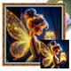 thumbnail image 1 of (11CTACC-6225__C__50X50) Hilo algodón ecológico bordado 11CT 3 hebras impresión 50*50cm Kit serie personajes punto cruz Disney Elf Tinker Bell, 1 of 9