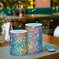 thumbnail image 3 of Yayeee Flameless Candles with Remote Flickering Battery Operated Multi Color Changing, Colorful Dragon Scales Pattern, 3 of 7