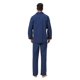 thumbnail image 5 of Apparonia Conjunto de Pijamas para Hombre de Algodón con Cuello con Muesca, Pijamas para Hombre de Manga Larga, Ropa de Dormir para Hombre con Bolsillos y Frente, Fly Azul de Cuadros con Puntos XXL, 5 of 7
