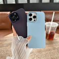 thumbnail image 2 of Solid Color Skin-Feel Mobile Phone Case For IPhone 14 13 12 11 Pro Max Skin-Friendly Phone Cover For IPhone 12 13 14 15 ProMax, 2 of 7