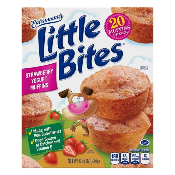 Entenmann's Little Bites Strawberry Yogurt Muffins - 5 ct / 1pk.