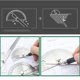 thumbnail image 4 of Transportador de ángulos Regla buscadora de ángulos Transportador de acero inoxidable de dos brazos Regla de carpintería Herramienta de medición de ángulos con 0-180 grados (25 cm) XianweiShao 8390615130295, 4 of 4