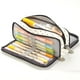 thumbnail image 3 of School Multifunctional Double Zipper Portable Canvas Large Capacity Pencil Case, 3 of 7