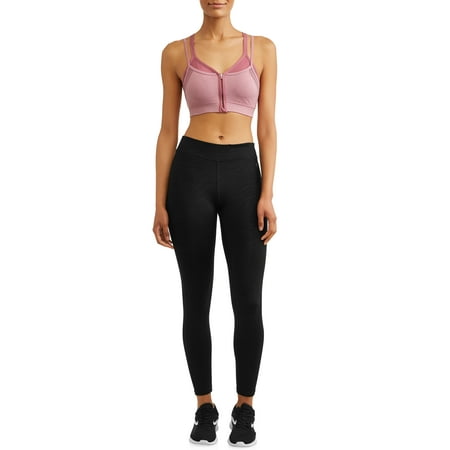 Download Athletic Works - Women's Seamless Layered Zip Front Sports ...