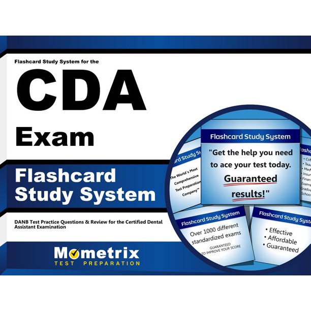Flashcard Study System for the Cda Exam Danb Test Practice Questions