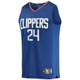 thumbnail image 2 of Men's Fanatics Norman Powell Royal LA Clippers Fast Break Replica Jersey - Icon Edition, 2 of 3