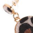 thumbnail image 3 of Dytern Winter,2PCS/Set Leopard Pattern Plush Earrings Geometric Round Shape Earrings Earrings, 3 of 10
