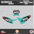 thumbnail image 3 of Kalair GFX Graphics Kit for KTM Motorcross 2-Stroke 125SX,250SX and 300SX (2023) Screech Series, 3 of 5