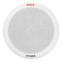 PYLE PLMR605W - 6.5 Inch Dual Marine Speakers - 2 Way Waterproof and Weather Resistant Outdoor Audio Stereo Sound System with 400 Watt Power (White)
