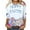 Light Blue, variant on ICHUANYI Women's Easter Print T-shirt 3/4 Sleeves Blouse Crew Neck Casual Tops Summer