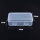 thumbnail image 4 of Cajas de almacenamiento transparentes grandes, contenedores con tapas, caja de plástico transparente pequeña para tarjeta bancaria, embalaje de joyería, 9cm de longitud, 5 piezas, 4 of 4