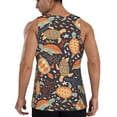 thumbnail image 3 of Haiem Turtles and Sea Plants Men Workout Tank Top Gym Bodybuilding Sleeveless Muscle T Shirts Athletic Tank Breathable Workout Shirt-X-Large, 3 of 9