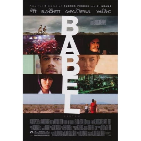 Pop Culture Graphics MOVAH4527 Babel Movie Poster Print&#44; 27 x 40 |  Walmart Canada