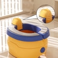 thumbnail image 3 of Potty Portátil Plegable y Reutilizable Estructura ESTABLE VIJES ARRENAMIENTO PARA IR AL BAÑO PU BLANDO PARA INTERIERES Para Niños, 3 of 7