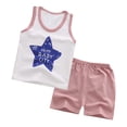 thumbnail image 4 of 2pcs Camiseta Chaleco Pantalones Cortos de Transpirable para Niños 1 55 Salvador traje de verano para niños, 4 of 9