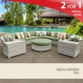 thumbnail image 2 of New Haven 8 Piece Outdoor Wicker Patio Furniture Set 08b, 2 of 7
