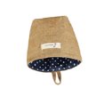 thumbnail image 4 of Worallymy Bolsa de almacenamiento de yute plegable para artículos diversos organizador lavable bolsa colgante para artículos de habitación azul Worallymy JD735806569, 4 of 7