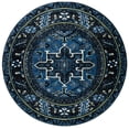thumbnail image 2 of Safavieh Vintage Hamadan Dania Oriental Area Rug, Blue/Gray, 6'7" x 6'7" Round, 2 of 10