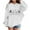 White, variant on Piuwrlz Winter Hoodies for Kids Girls Boys Printed Hood Sweatshirts Long Sleeved Hoodie Pullover Black Size 3 Years