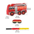 thumbnail image 6 of Dserhfy Firetruck Pinata with Stick Blindfold Confetti Small Firefighter Birthday Decoration for Kids Boys Firetruck Theme Birthday Party Supplies, 6 of 7