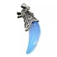 thumbnail image 6 of HOOUN 10pcs Natural Opal Stone Wolf Tooth Pendant Necklace Wholesale Amulet Luck, 6 of 8
