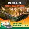 thumbnail image 3 of OFF! Backyard Outdoor Mosquito Repellent Coil Starter Pack, Perfect for Outdoor Patios, Country Fresh Scent, 3 Piece, 3 of 12