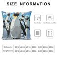 thumbnail image 5 of Shiartex Penguins Throw Pillow Covers Square Design for Home Decor 1PC 12x12in, 5 of 5