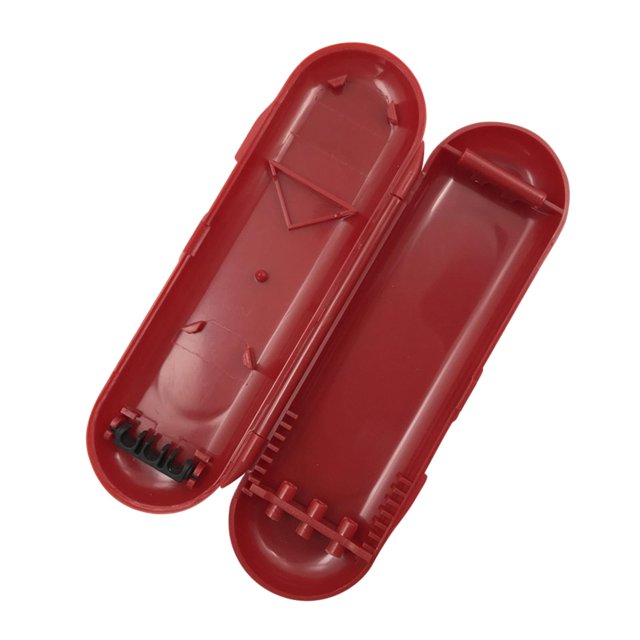 Estuche De Plástico Portátil Para Dardos Con Capacidad Para 3 Dardos Para Puntas, Ejes Y Vuelos De Dardos Rojo Sunnimix Estuche portátil para dardos
