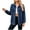 Blue, variant on Fayshow0 Womens Jean Jackets Trendy Fall Save Up under 50% Women's Fashion Color Lapel Look Slimmer Sleeve Denim Jacket,Blue L