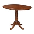 thumbnail image 6 of 36" Round Top Pedestal Table with 12" Leaf, 34.9"H, 6 of 9