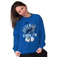 thumbnail image 4 of You Otter Know Im Number 1 Funny Pun Sweatshirt for Men or Women Brisco Brands S, 4 of 5
