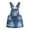 Blue-2274, variant on KIDSCOOL SPACE Baby Little Girls Butterfly Flowers Embroidered Lace Denim Overall Dress, Blue,9-10 Years
