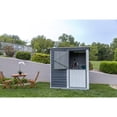 thumbnail image 3 of Arrow Shed-in-a-Box® 6 x 4 x 6 ft Charcoal Steel Storage Shed, 3 of 12