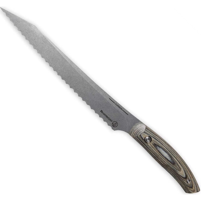 Cuchillo para pan Messermeister Carbon 23 cm Bohler K110 Steel