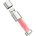 thumbnail image 1 of Clé USB 32 Go, Mignonne Clé USB Rose en Cristal, Clé USB Fantaisie, Clé Mémoire, 1 of 6