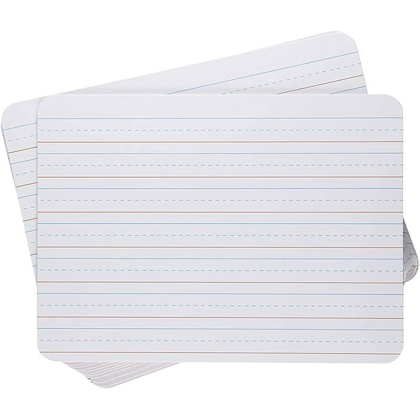 Pen + Gear MDF Dry Erase DoubleSided 9" x 12" Whiteboards Lined