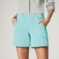 thumbnail image 2 of Sngxgn Short Women Summer Running Gym Sports Waistband Shorts with Pockets(Mint Green,XXXL), 2 of 7