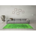 thumbnail image 3 of Ahgly Company Indoor Rectangle Oriental Green Industrial Area Rugs, 8' x 10', 3 of 4