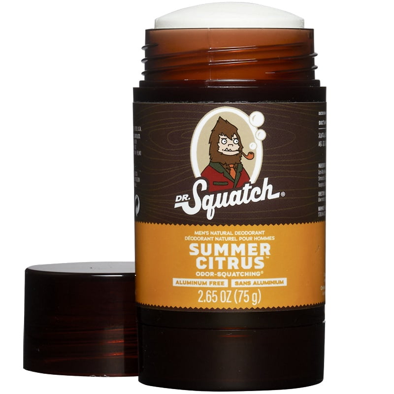 Dr. Squatch Natural Deodorant for Men Summer Citrus
