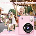 thumbnail image 3 of JoyStone Kids Camera Instant Print, 1080P Instant Digital Camera with 4 Color Print Paper, Birthday Gift for Girls and Boys Aged 3-12, Pink, 3 of 10