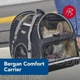 thumbnail image 4 of Transportín para mascotas Coastal Pet Bergan Comfort negro y gris, 4 of 9