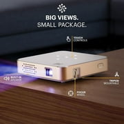 Kodak Luma 75 Ultra Mini Projector, Portable Pico Projector with Carrying Case (White)