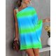 thumbnail image 4 of Mujeres verano sexy fuera del hombro casual impreso suelto media manga sling vestidos Fridja hj1228, 4 of 7