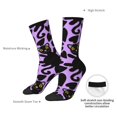 thumbnail image 4 of Logiee Cartoon Black Cats Print Adult Socks for Men & Women,Calf Socks, Ankle Socks,Boots Socks,Breathable Casual Sock,Unisex Crew Socks, 4 of 6