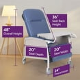 thumbnail image 6 of ProHeal 3 Position Geri Chair - Medical Recliner for Elderly with Meal Tray, Heavy Duty Reclining Medical Chair, 6 of 6