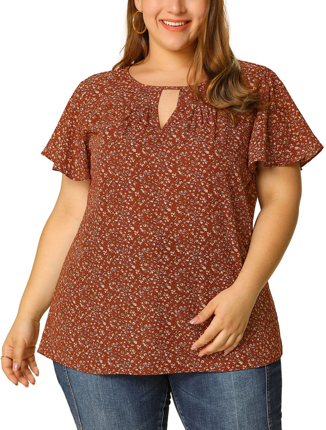 dressy chiffon blouses plus size